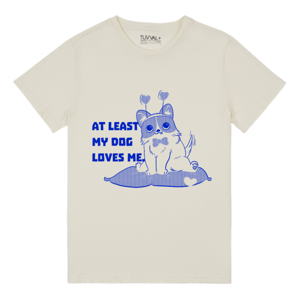 Köpek Baskılı T-shirt – Sevgililer Günü Özel