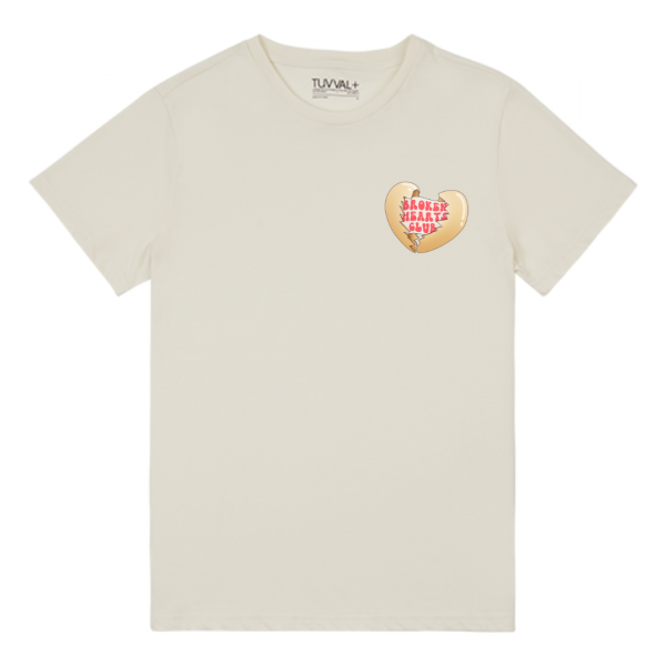 Broken Hearts Club Baskılı T-Shirt – Sevgililer Günü Özel