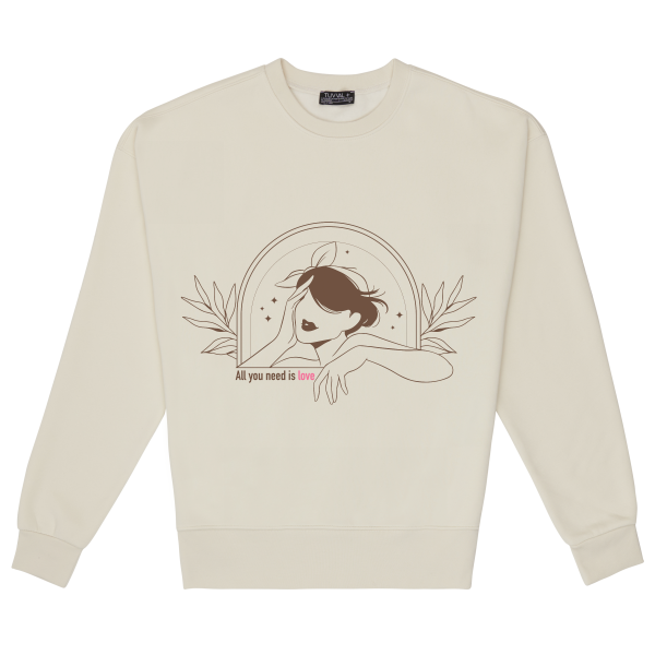Sweatshirt “All you need is love” – Sweatshirt