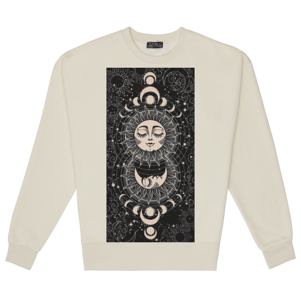 Ön arka baskılı şardonlu sweatshirt  – Sweatshirt