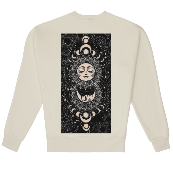 Ön arka baskılı şardonlu sweatshirt  – Sweatshirt