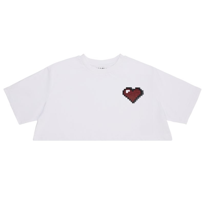 baskılı tişört  – Crop T-Shirt