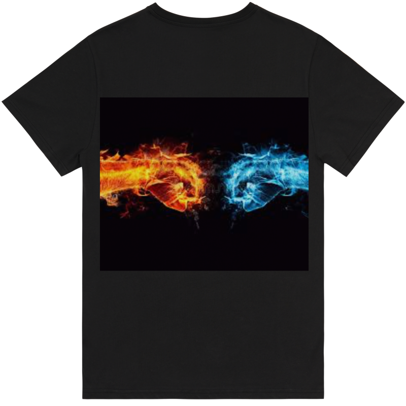 FIRE AND WATER – Premium T-Shirt