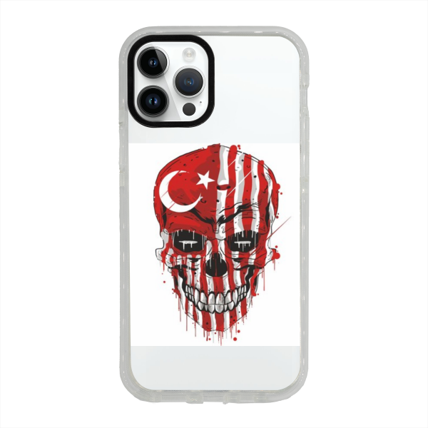 Türkiye bayraklı kuru kafa kılıfı – Telefon Kılıfı