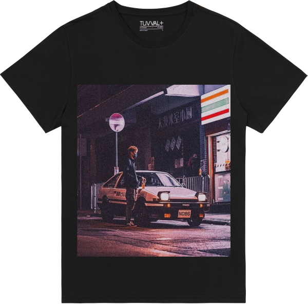 Trueno araba baskılı T-Shirt – Premium T-Shirt
