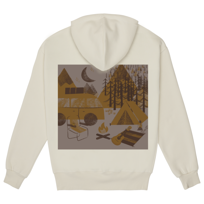 Arkası desenli hoodie – Hoodie