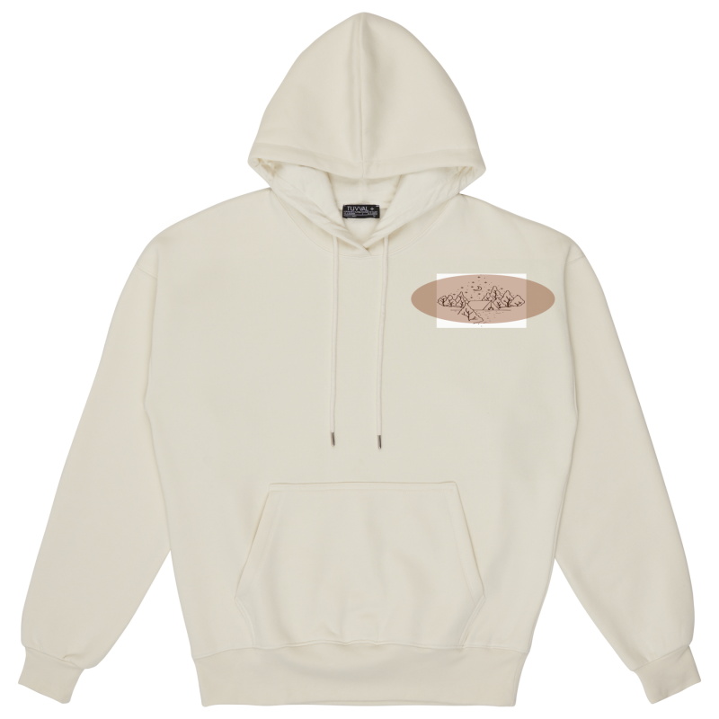 Arkası desenli hoodie – Hoodie
