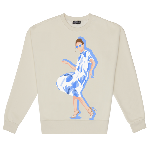 Kadın Figürlü Sweatshirt – Sweatshirt