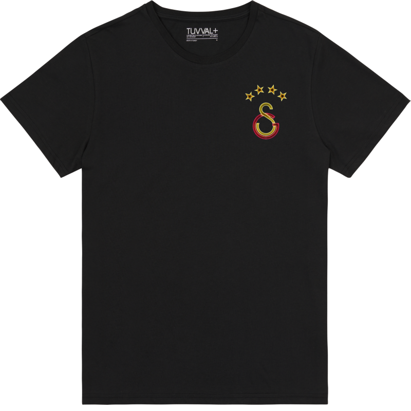 GS icardi baskılı siyah tişört – Premium T-Shirt
