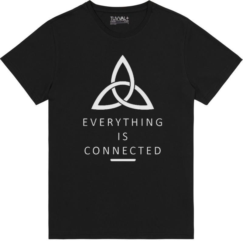 Everything is connected – Dark  – Premium T-Shirt