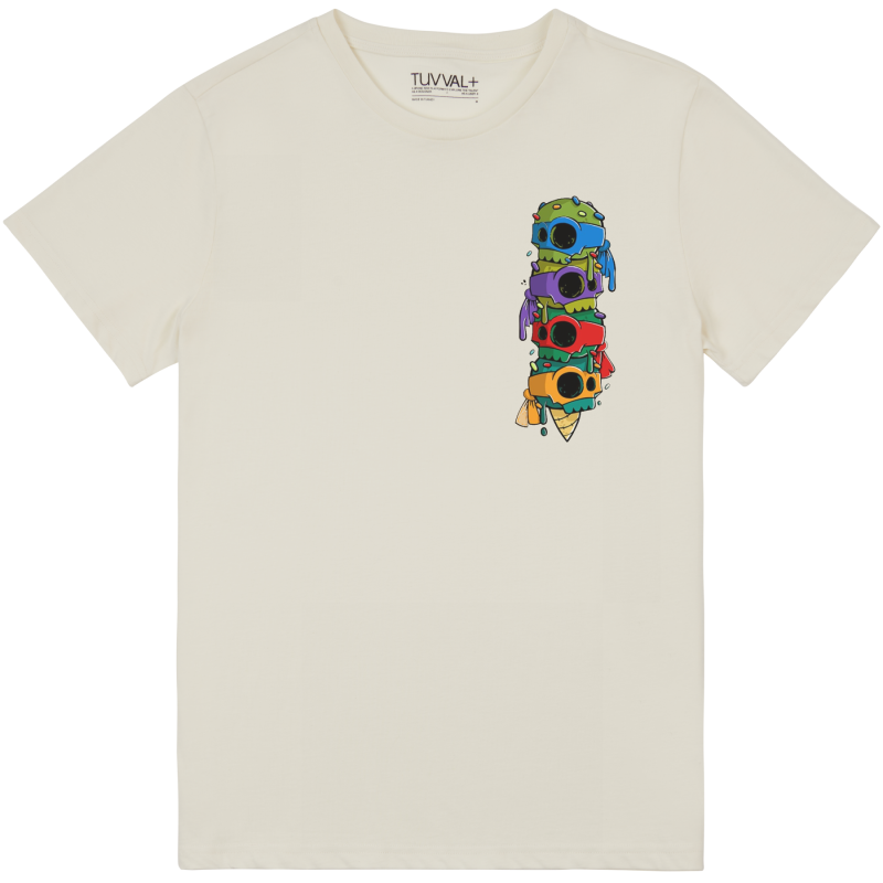 ninja kaplumbağalar dondurma illüstrasyon – Premium T-Shirt