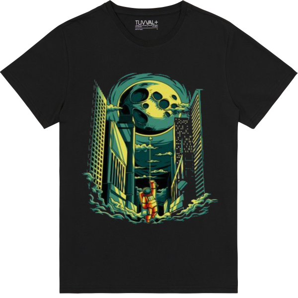 Uzay temalı tasarım – Premium T-Shirt
