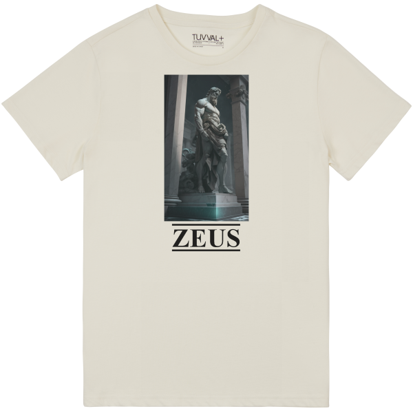 ZEUS baskılı premium T-Shirt – Premium T-Shirt