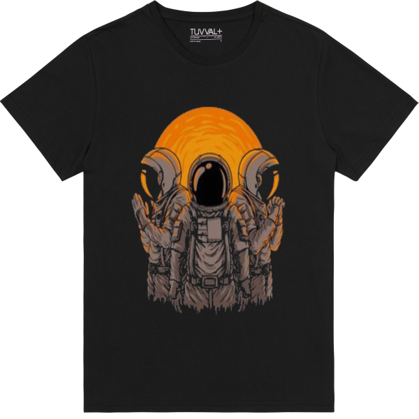 Astronot temal – Premium T-Shirt