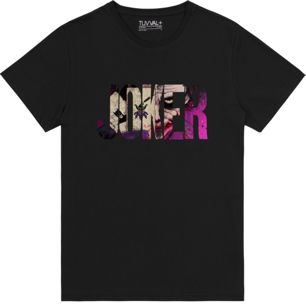 Joker Karakteri Tasarımlı Unisex Tişört – Premium T-Shirt