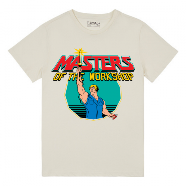 Masters of the Workshop Baskılı T-Shirt