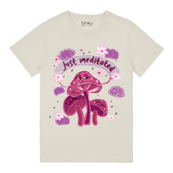 Just Meditated Mushroom T-shirt